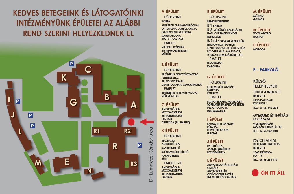 Lumniczer kórház térkép